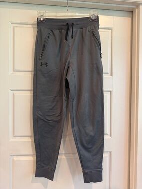 Under Armour Boys’ Gray Tech Fleece Jogger Pants